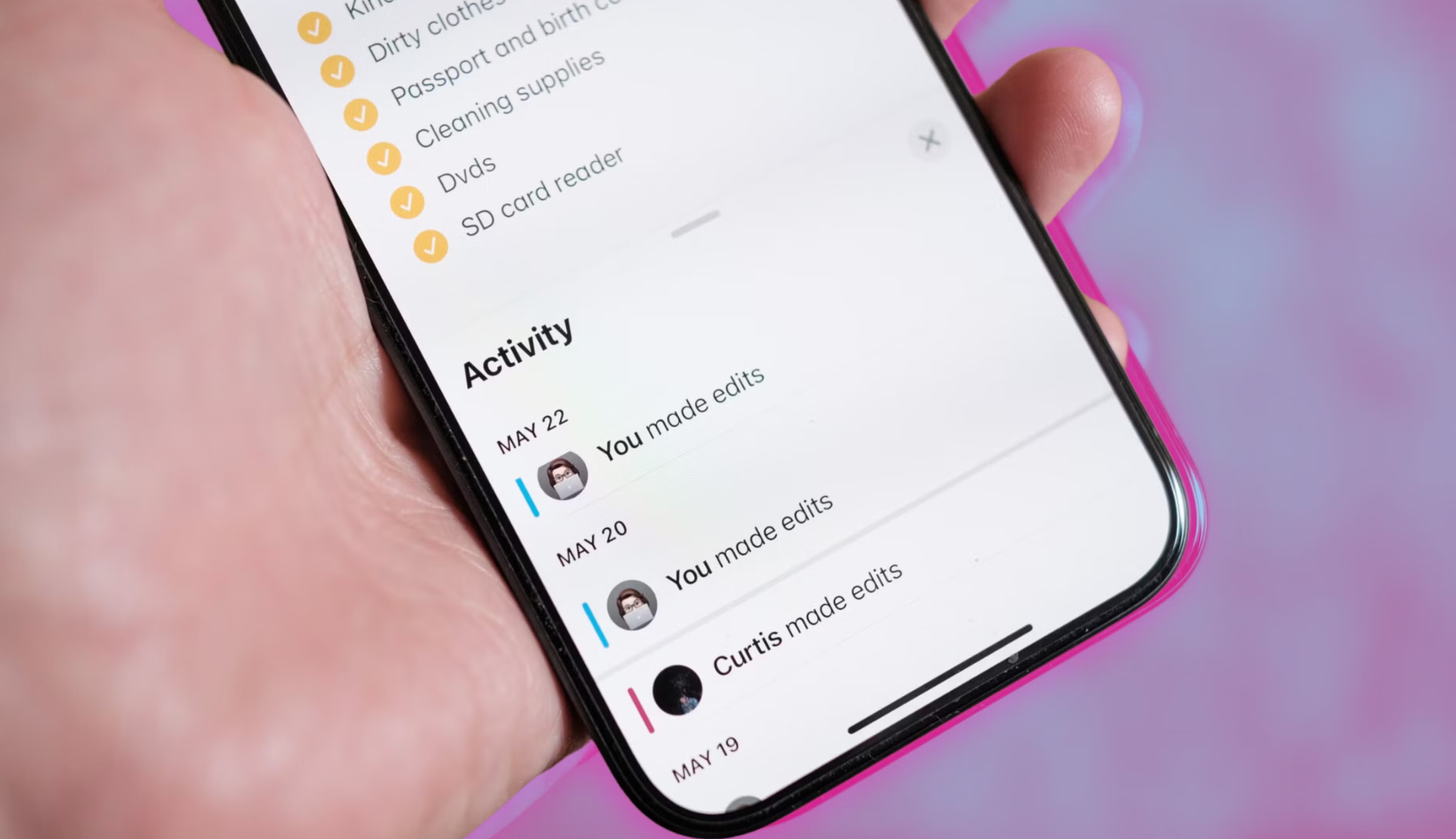 Life-Capture Notes app screenshot